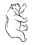 Kermode Bear Coloring Book Page