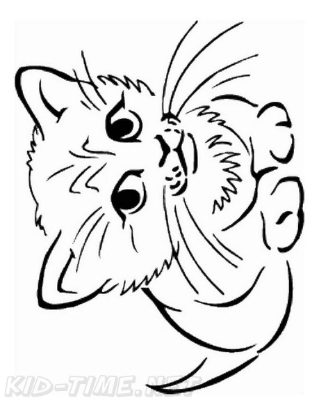Free Coloring Pages For Kids Kitten