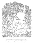 Maine Coon Cat Breed Coloring Book Page