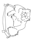 Persian Cat Breed Coloring Book Page