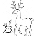 Deer Coloring Pages 068
