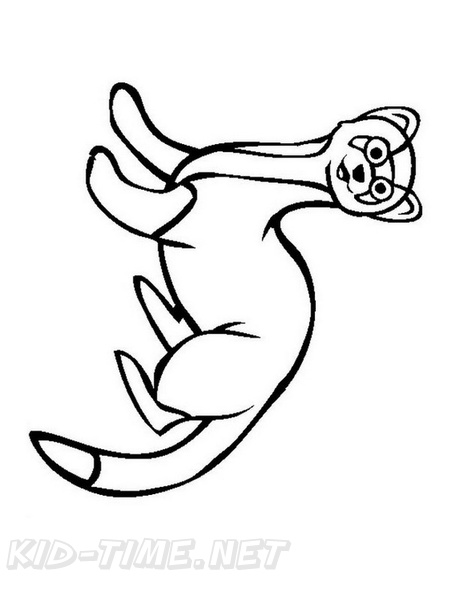 Ferret Coloring Book Page Free Coloring Book Pages Printables