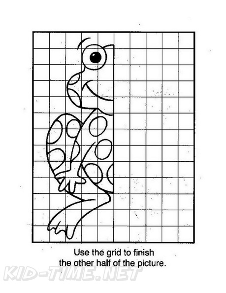 Frog Craft And Activities Coloring Book Page Free Coloring