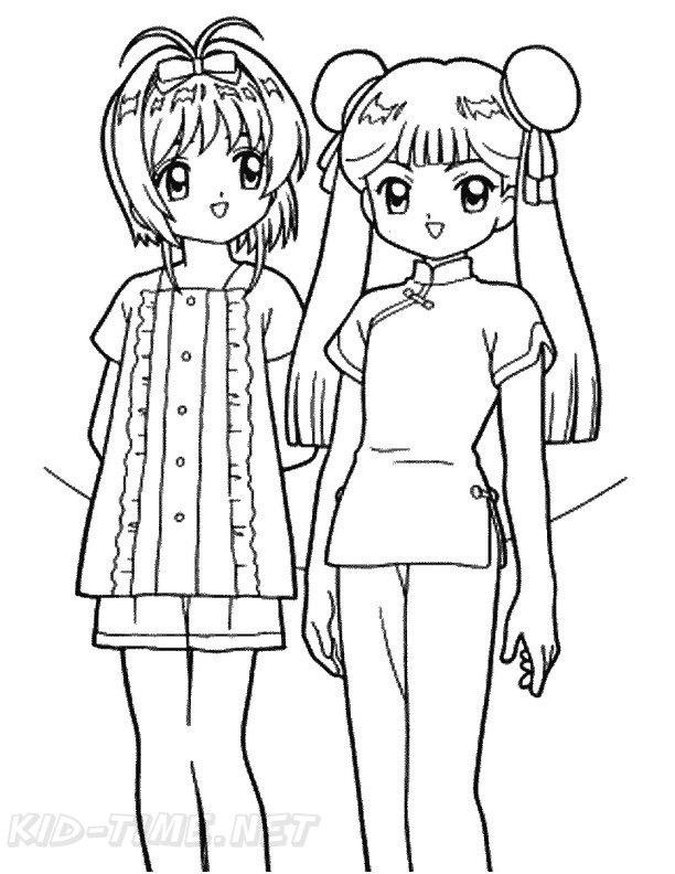 Cardcaptor Sakura Coloring Pages