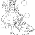 Cardcaptor Sakura Coloring Book Page