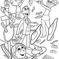 Cloudy with a Chance of Meatballs Coloring Book Page