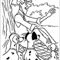 101 Dalmatians Coloring Book Page