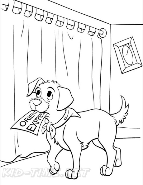 101 Dalmatians Coloring Book Page Free Coloring Book Pages Printables