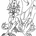 Dragon Coloring Book Page