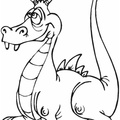 Dragon Coloring Book Page