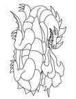Dragon Coloring Book Page