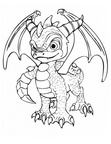 Dragon Coloring Book Page