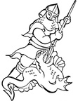 Dragon Coloring Book Page