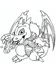 Dragon Coloring Book Page