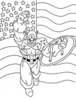 Captain America Coloring Book Page