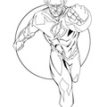 The Flash Coloring Book Page