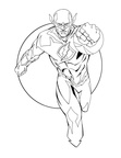 The Flash Coloring Book Page