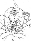 The Hulk Coloring Book Page
