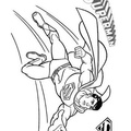 Superman Coloring Book Page
