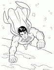 Superman Coloring Book Page
