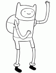Adventure Time Coloring Book Page
