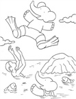 Babar Coloring Book Page