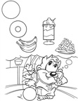 Baby Taz Baby Looney Tunes Coloring Book Page