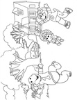 Barney Coloring Book Page