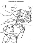 Paw Patrol Farmer Yumi Coloring Book Page