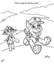 Marshall Paw Patrol Coloring Book Page