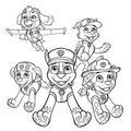 Paw Patrol Coloring Book Page