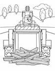 Rubble Paw Patrol Coloring Book Page