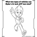 Ryder Paw Patrol Coloring Book Page