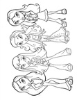 Bratz Coloring Book Page