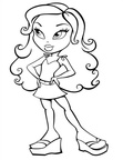 Bratz Coloring Book Page