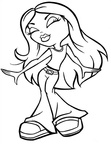 Bratz Coloring Book Page