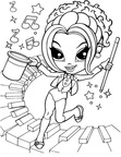 Lisa Frank Doll Coloring Page