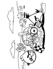 Angry Birds Coloring Book Page