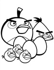 Angry Birds Coloring Book Page