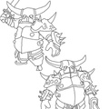 Clash of Clans Coloring Book Page