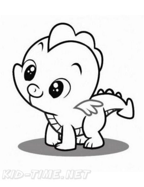 Baby Animals Coloring Book Page